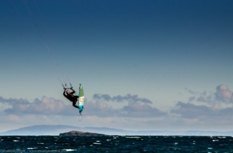 Kite surfing on Islay
